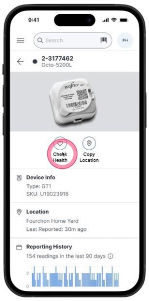 Device Health Check - Mobile App – Geoforce Track & Trace
